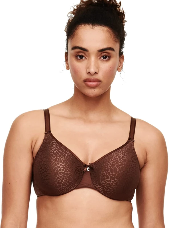 Chantelle Women's C Magnifique Seamless Unlined Minimizer Bra, Walnut, 34C
