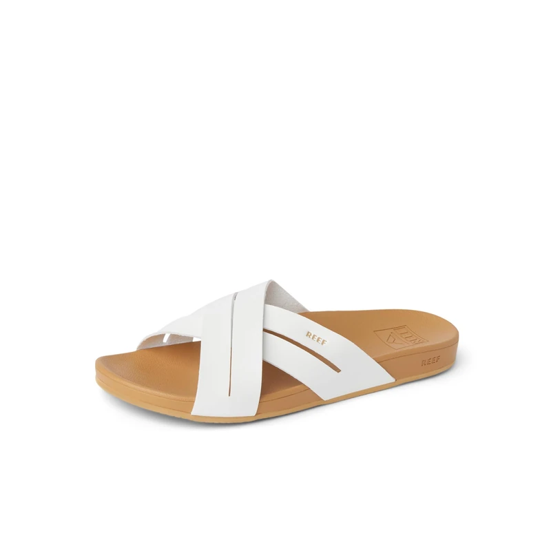 Reef Women's Cushion Spring Bloom, White/Tan, 3 UK