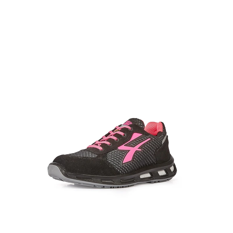 U-POWER Red Pro® Caeli, Leather Safety Shoes, Lightweight Anti Puncture Unisex Trainers, Bast Sole, Infinergy Insert, with Aluminium Toe Caps ( 36) - Image 1