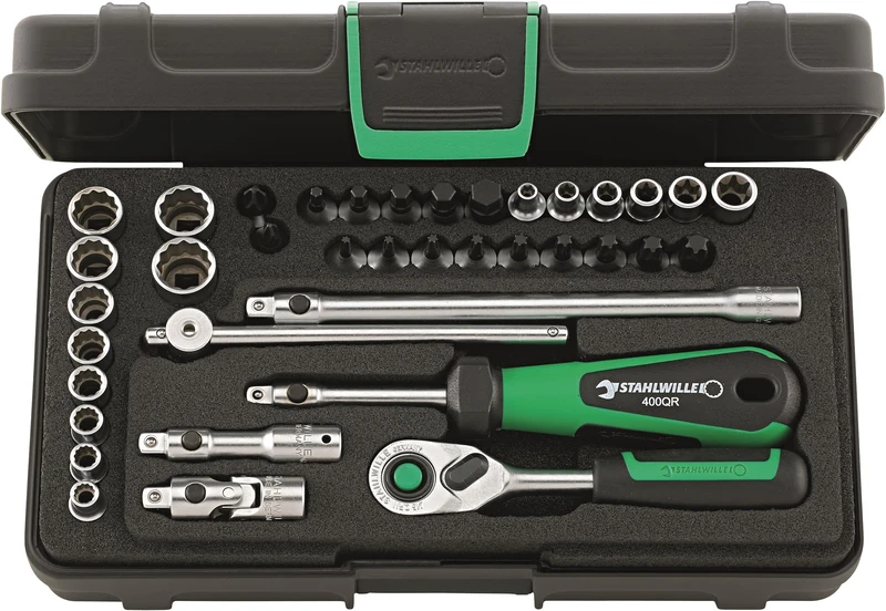 JUEGO COMPLETO DE Llave DE Vaso 1/4" - 40D/40TX/44KTX/32/6QR