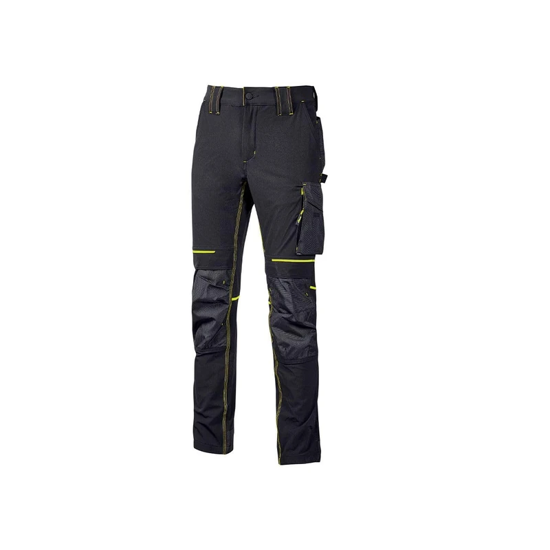 U-POWER | Pantaloni da Lavoro Uomo ATOM, Idrorepellenti, Protezione Ginocchia, Alta Traspirabilità, 90% nylon 10% spandex