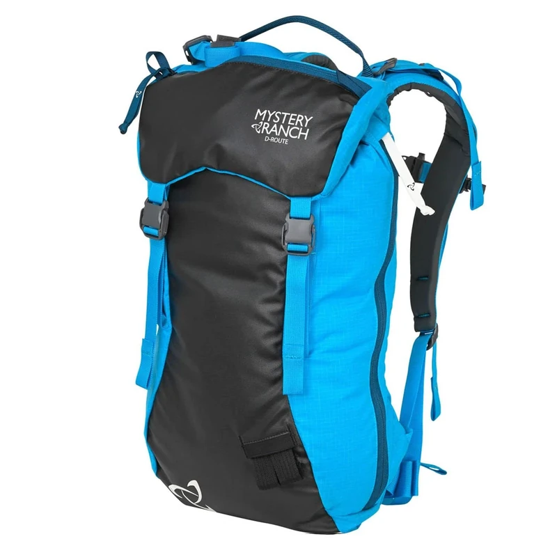 Mystery Ranch D-Route Pack - Climbing and Skiing Pack, Water Resistant Camping Gear, Techno, One size