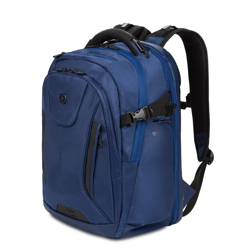 SwissGear 5358 USB Scansmart Laptop Backpack, Blue Ballistic, L, 5358 Usb Scansmart Laptop Backpack