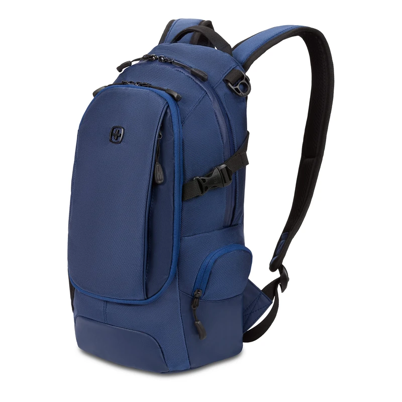 SwissGear 3598 Backpack Narrow Daypack, Navy Ballistic, 18-inch, 3598 Backpack Narrow Daypack - Image 1