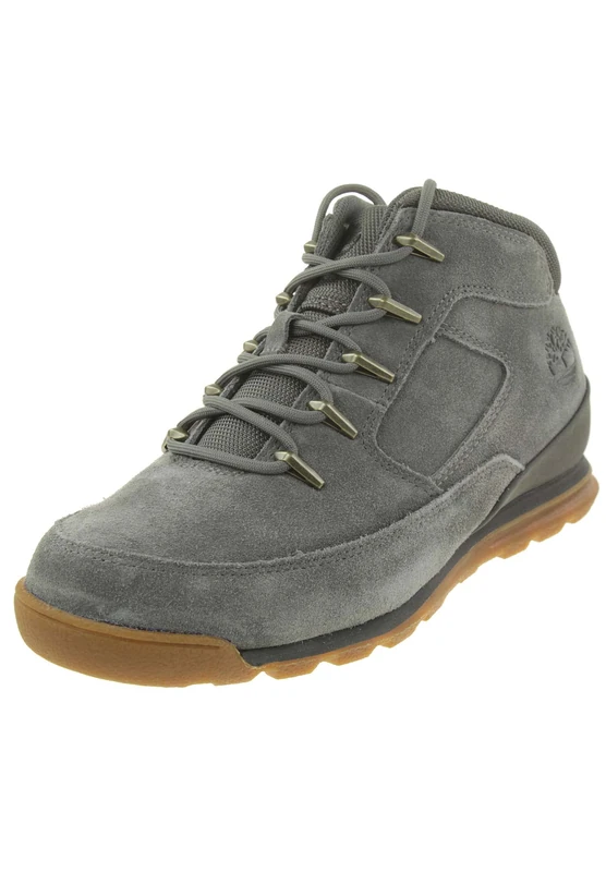 Timberland Men's Euro Rock Heritage L/F Basic Boots, Dark Grey Suede, 14.5 UK