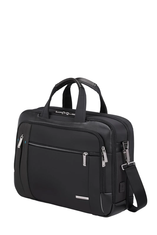Samsonite Spectrolite 3.0 - Briefcase 15.6" (42 cm) with Smart Features, Practical Interior Layout, Expandable - 18/22L - Black