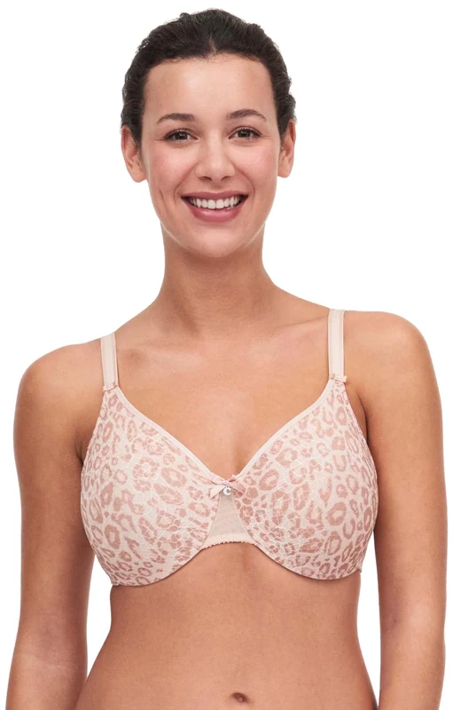 Chantelle Women's, C MAGNIFIQUE, Covering Molded Bra, Women's invisible lingerie, Leo Neutral, 34C
