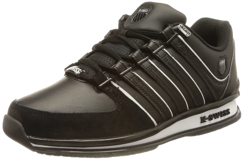 K-Swiss Men's Rinzler Sneaker - Black/White - Size 10 UK