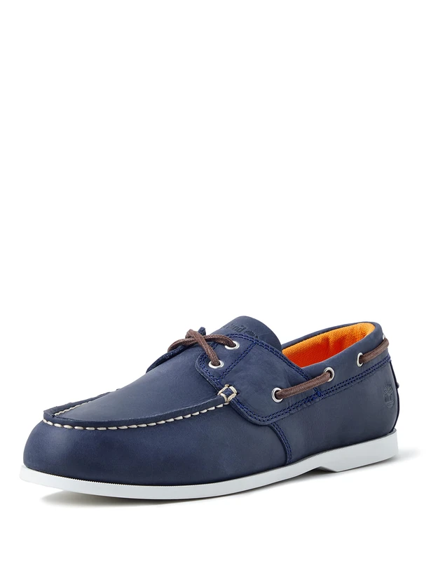Timberland Men's Cedar Bay 2 Eye Boat Shoe, Blue, 14.5 UK
