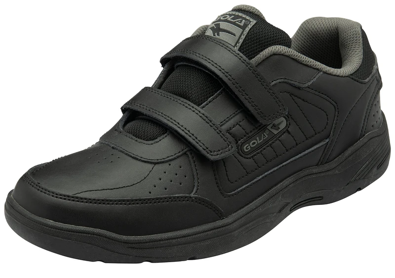 Gola Mens Belmont 2 Twin Bar Walking Shoe, Black, 15 UK Wide