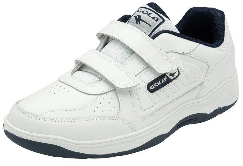 Gola Sport Belmont 2 Wide Twin BAR Fitness Walking Shoe AMA074WE White/Navy