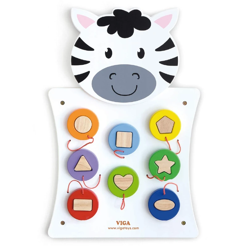 VIGA Toys 50681 Wall Game Zebra - Image 1