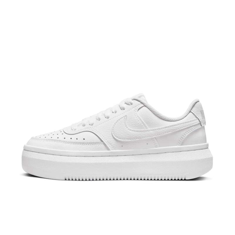 Nike Court Vision Alta Women's Shoes, White/White-White, 7 UK