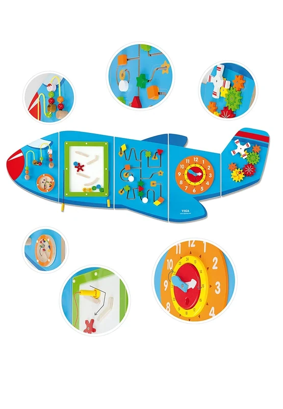 VIGA Toys 50673 Wall Game-Aeroplane