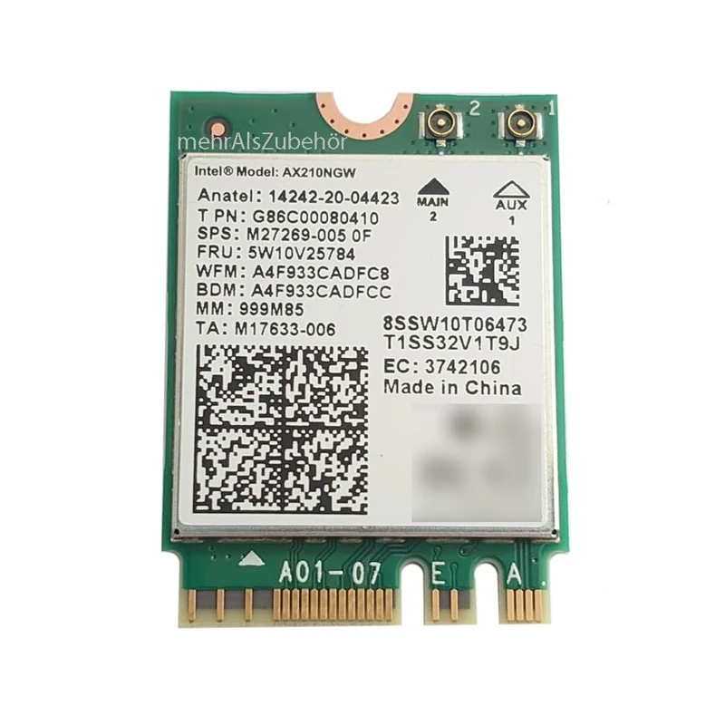 Intel ® Wi-Fi 6E AX210 (Gig+) - Image 1