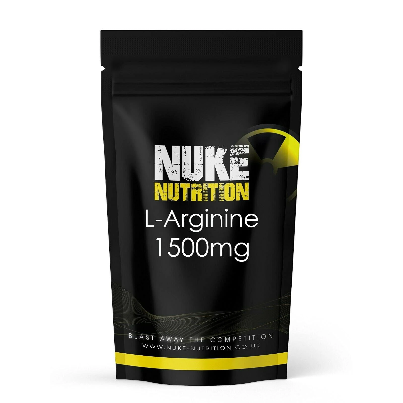 Nuke Nutrition L Arginine Capsules 1500mg - 60 Capsules - Nitric Oxide Supplement for Men & Women to Improve Muscle Strength, Endurance & Mass - Nutritional Pre Workout - Nitric Acid Pills for Energy