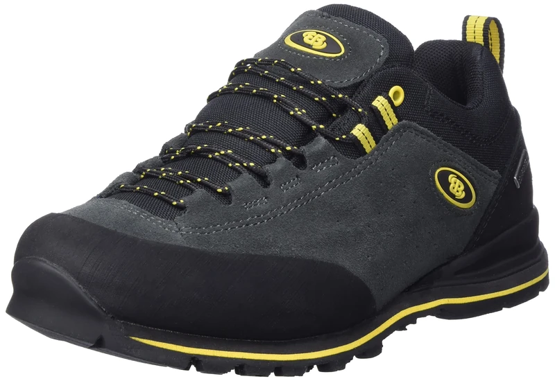 Brütting Makalu, Cross Country Running Shoe, Anthrazit/Gelb,