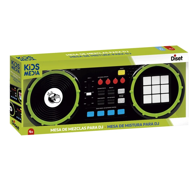 Diset - DJ Mixer, mixing table to experiment with music and sound for children aged 4 and up