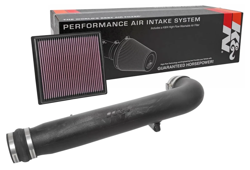 K&N Cold Air Intake Kit: High Performance, Guaranteed to Increase Horsepower: 57-3104