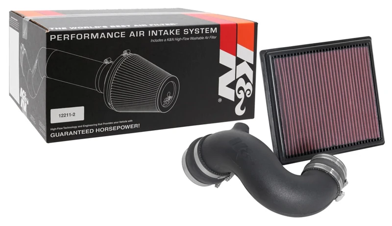 K&N Cold Air Intake Kit: High Performance, Guaranteed to Increase Horsepower: 57-3107