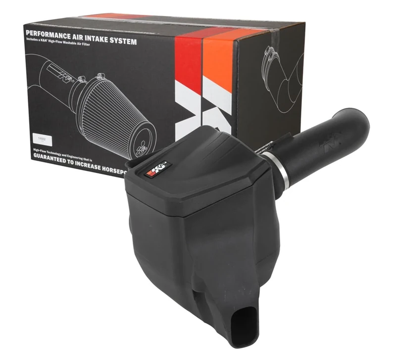 K&N Cold Air Intake Kit: High Performance, Guaranteed to Increase Horsepower: 63-3119