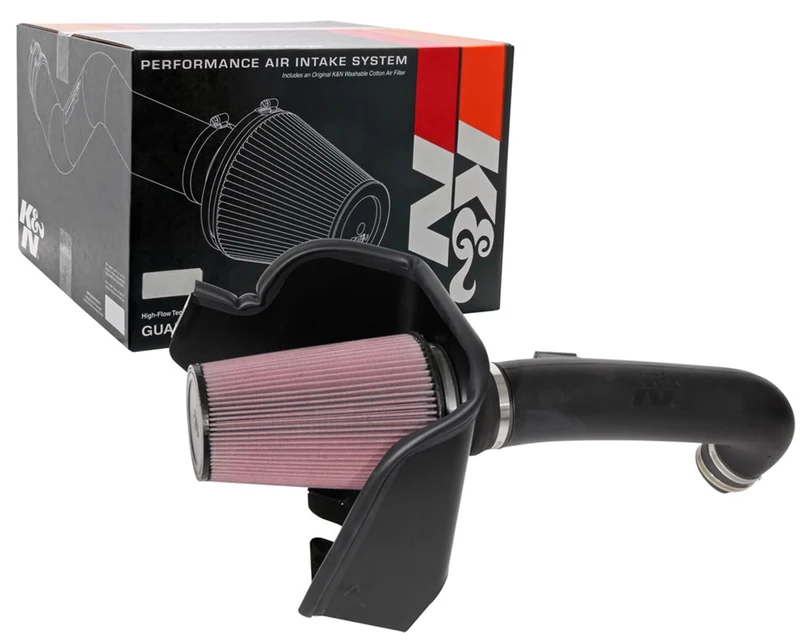 K&N Cold Air Intake Kit: High Performance, Guaranteed to Increase Horsepower: 63-2614