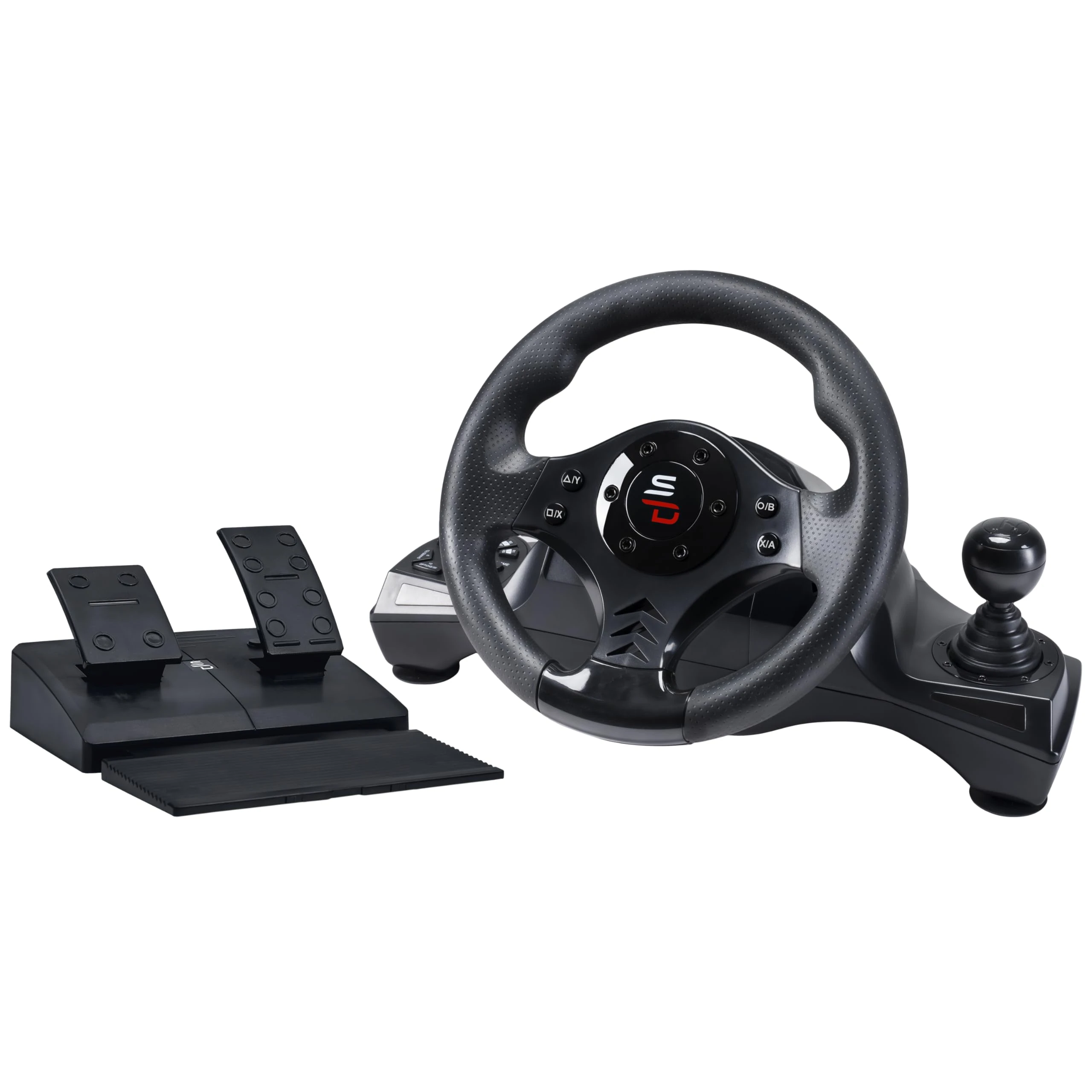 Subsonic Superdrive - GS750 Drive Pro steering wheel with pedals, paddles, shifter and vibration for Xbox Serie X/S, PS4, Xbox One, PC (programmable for all games)