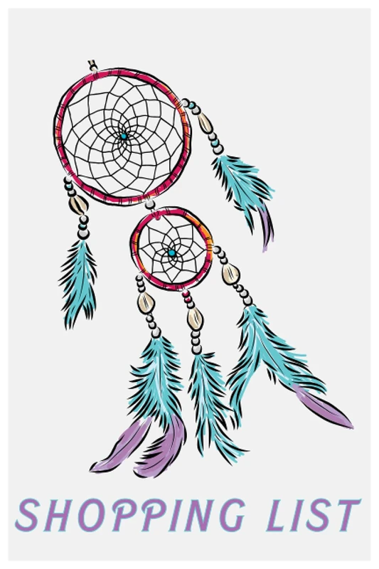 SHOPPING LIST: My Shopping List Becomes True, For Shopping and To Do Lists , Food and Shit Notebook , 6 x 9 inches , 110 Pages Notebook, Notebook for Women