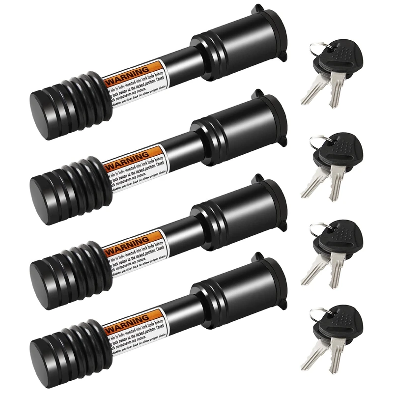 METOWARE 5/8" Trailer Hitch Lock, 2-3/4" Pin 1pc (2-3/4" Pin (Keyed Alike 4 Pack))
