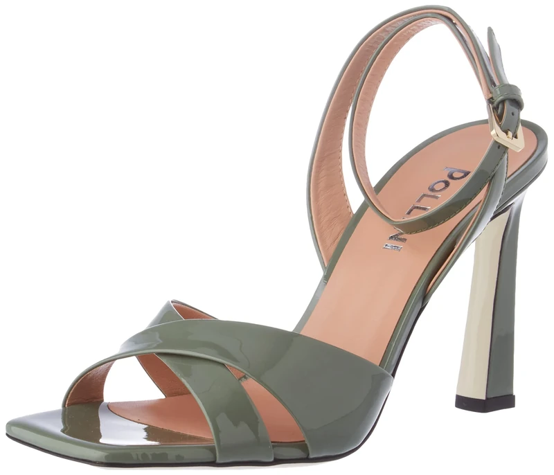 Pollini Women's Sandalo Sandals, Verde, 2 UK