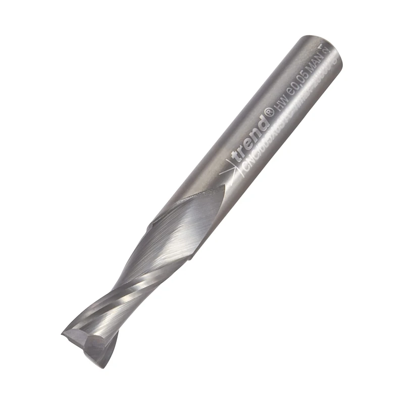 Trend CNC Spiral Up-Cut Router Cutter, 6mm Shank, 6mm Dia, 17mm Cut Length