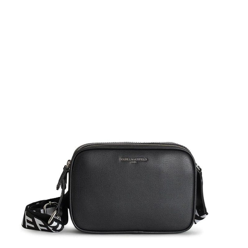 KARL LAGERFELD Paris Maybelle Crossbody Black/Silver One Size