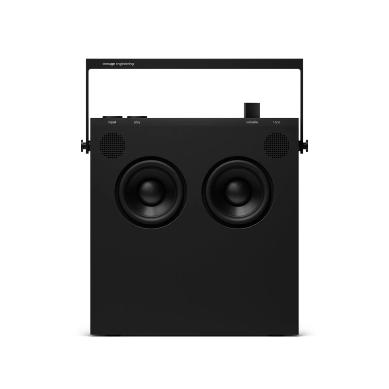 Teenage Engineering OB–4 portable bluetooth wireless stereo speaker with fm-radio and long-lasting, rechargeable 40 hour battery life - UK Version - Matte Black - Image 1