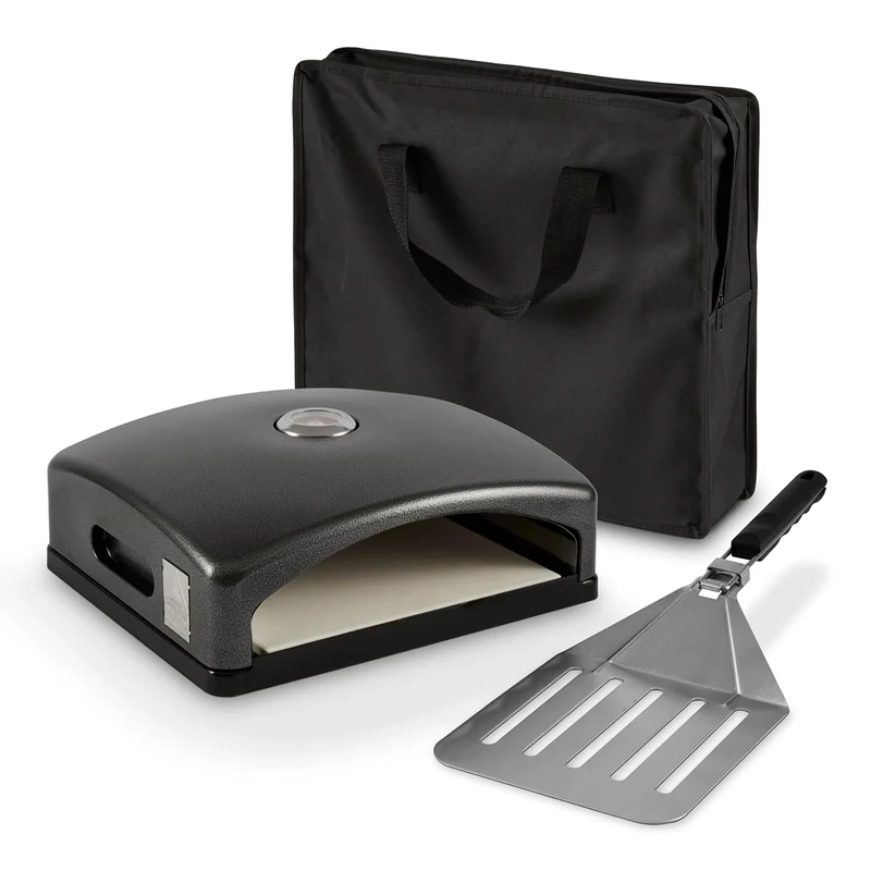 Tower T978517 Pizzazz Pizza Oven with Paddle and Carry Bag, Suitable for 10" Pizzas Black