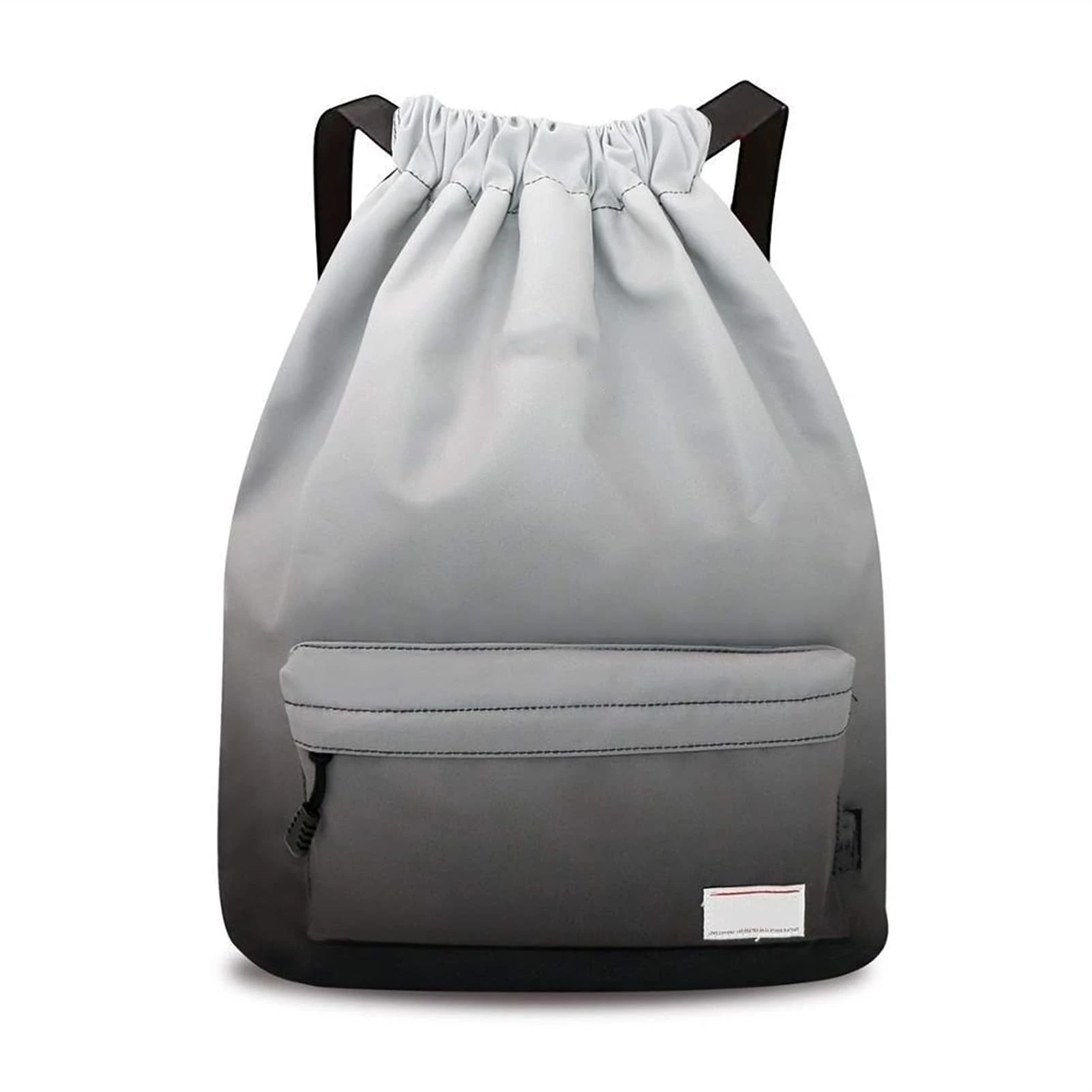 ZZDH Drawstring Bags Drawstring Sports Bag Backpack Nylon Softpack Gym Sports Fitness Travel Yoga Women Girls Student Bag Travel Backpack (Color : Plum)