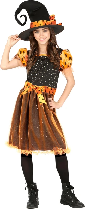 FIESTAS GUIRCA 77385 witch Costume, Multicoloured, 5-6 años