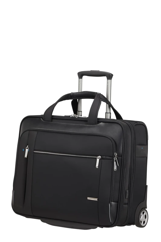 Samsonite Spectrolite 3.0 - Laptop Rolling Bag 17.3" with Smart Features, Practical Interior Layout, Business Trolley - 37.5/42.5L - Black - Image 1