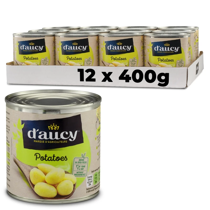 D'Aucy Potatoes 400g (Pack of 12)