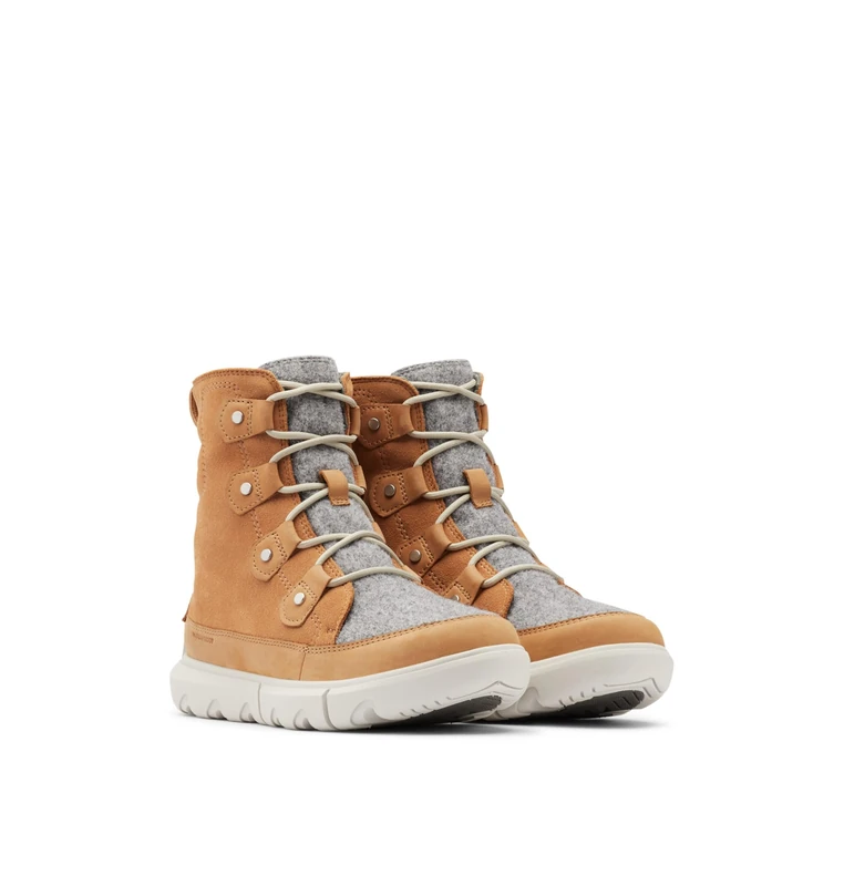 Sorel Womens Explorer Joan Wp Casual Winter Boots, Tawny Buff Moonstone Explorer 2 Joan Felt, 4.5 UK