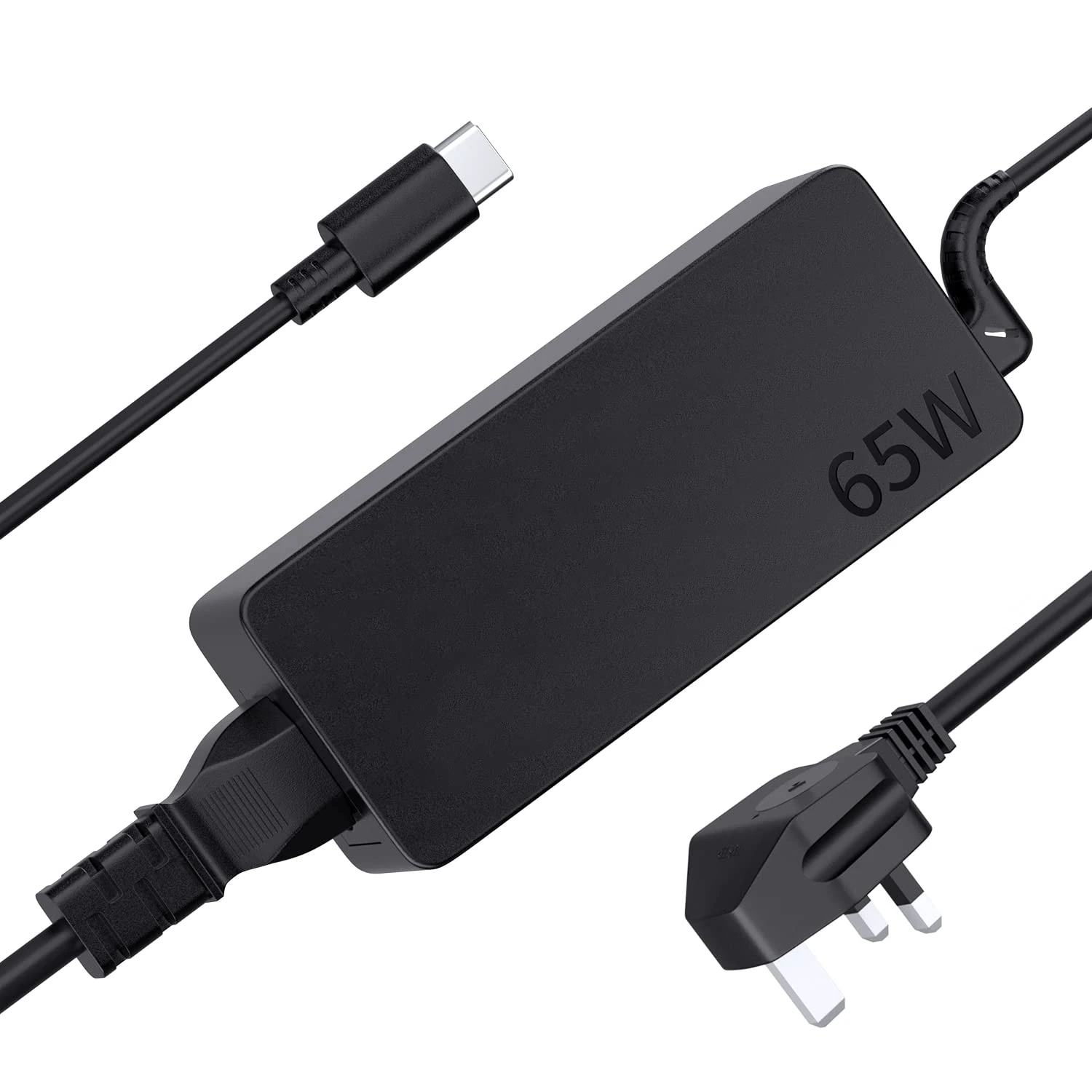 65W USB-C Laptop Charger for Lenovo ThinkPad X1 T14 T15 T480 T480s T490 T490s T580 X13 X280 X380 E14 E15 E480 E490 Lenovo Yoga 720 910 Chromebook C330 S330 100e 300e and Others Type C Power Adapter1