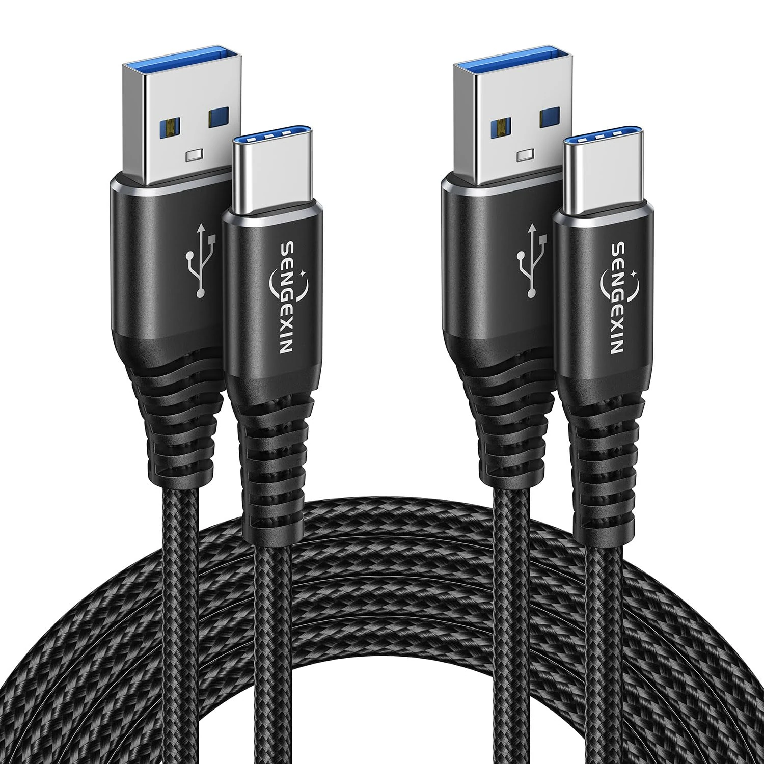 Long USB C Cable 2M 3M,Type C 3A Fast Charge Charging Lead for Samsung Galaxy S21 S20 Plus Ultra Fe 5G,S10 S9 A32 A52 A72 A42 A12 A02S A51 A71,Xiaomi Mi 11 10T Lite,Redmi Note 9 10 Pro