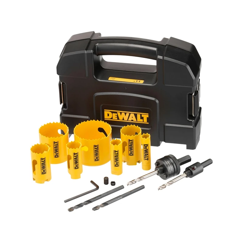 DEWALT EXTREME Bi-Metal Hole Saw Electrician Set, 11 pcs, DT90354-QZ