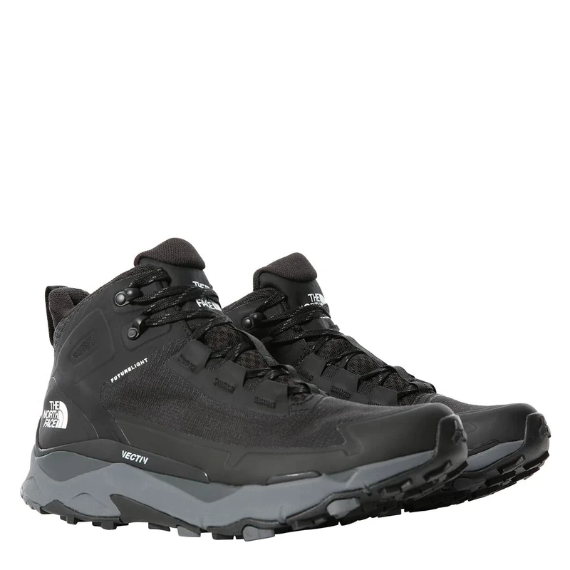 The North Face Vectiv Exploris Mid Futurelight Track Shoe TNF Black/Zinc Grey 9.5