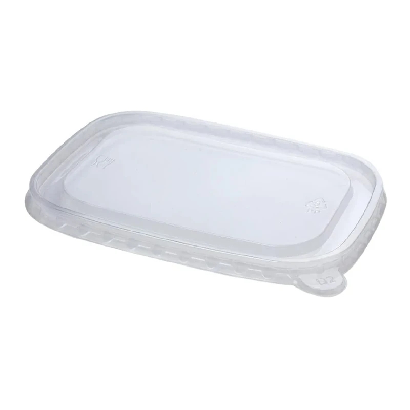 Colpac FP455 Stagione Microwavable Polypropylene Food Box Lids, Pack of 300