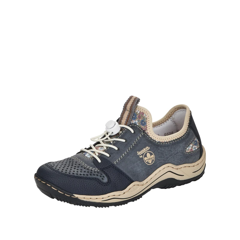 Rieker L0538, Mule, Blau,