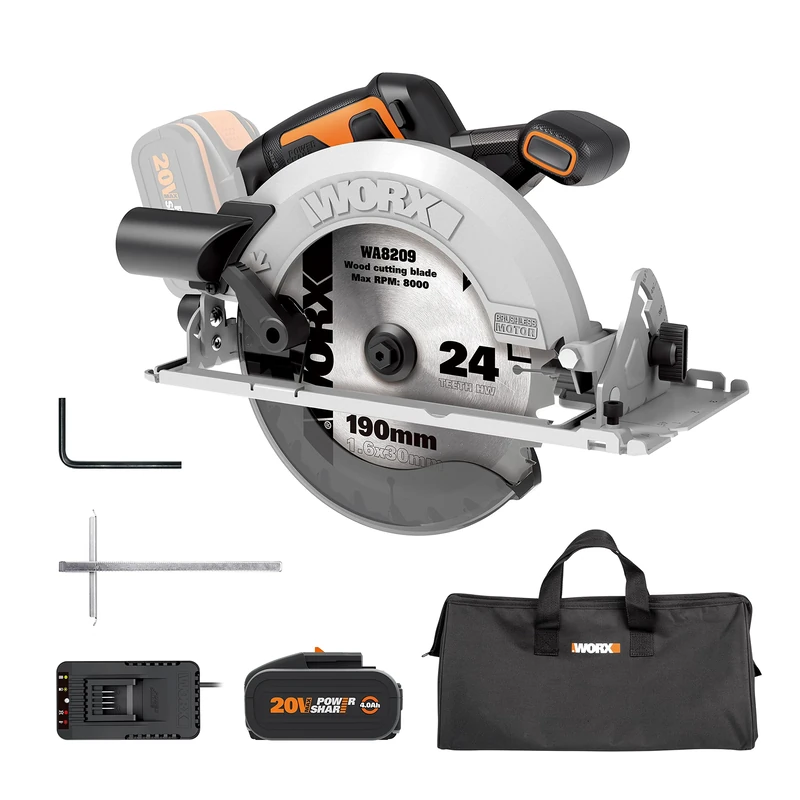 Worx WX520 20V 4Ah Circular Saw