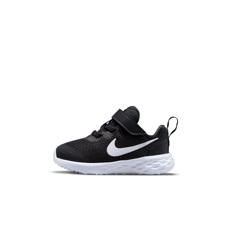 NIKE Unisex Kids Nike Revolution 6 Nn (Gs) Gymnastics Shoe, Black White Dk Smoke Grey, 5.5 UK