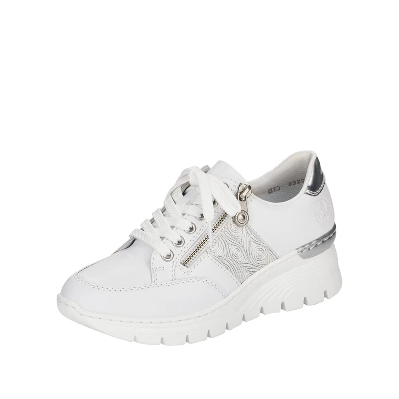 Rieker N8322, Sneaker, weiß,