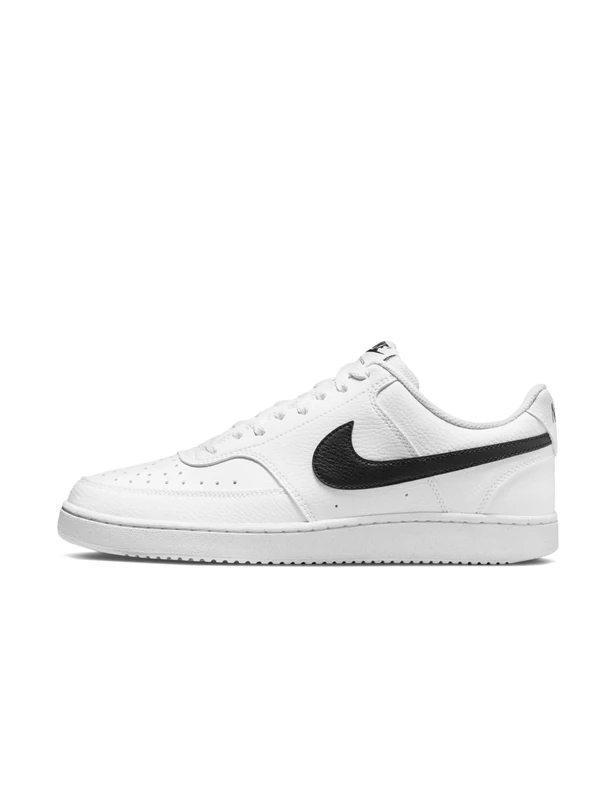 Nike Men's Court Vision Low Sneaker, White/White-White, 6