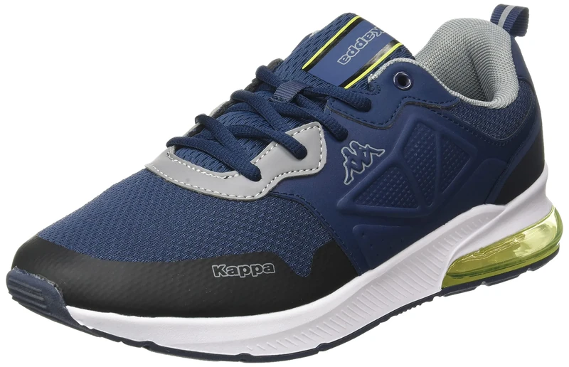 Kappa Men's Splinter Man Gymnastics Shoe, DK Denim Black Gray Green, 7 UK
